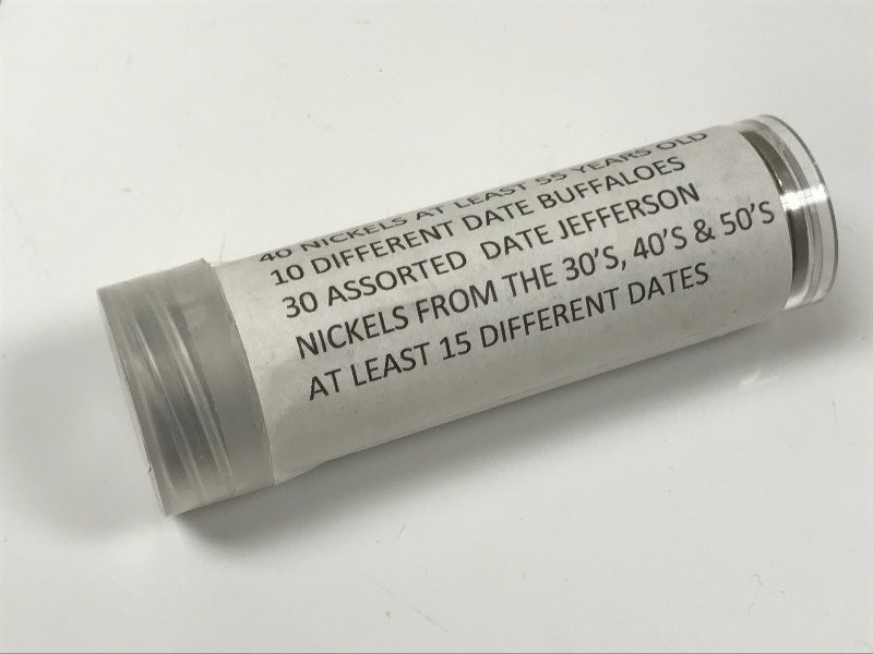 (1) Roll Of (50) Jefferson Nickels...