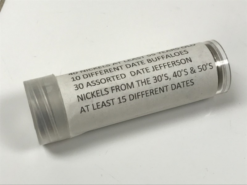(1) Roll Of (50) Jefferson Nickels...