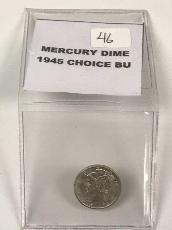 1945 Choice Mercury Dime ...