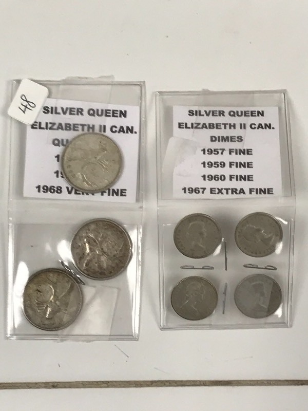 Lot Of (3) Queen Elizabeth II Silve...
