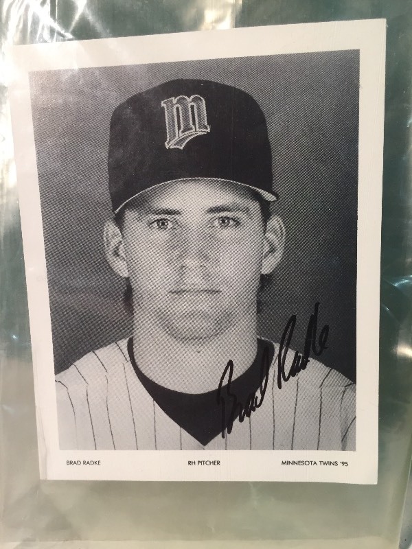 Brad Radke Minnesota Twins Autographed Picture