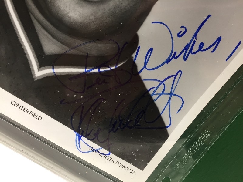 Kirby Puckett Autographed Photo Minnesota Twins