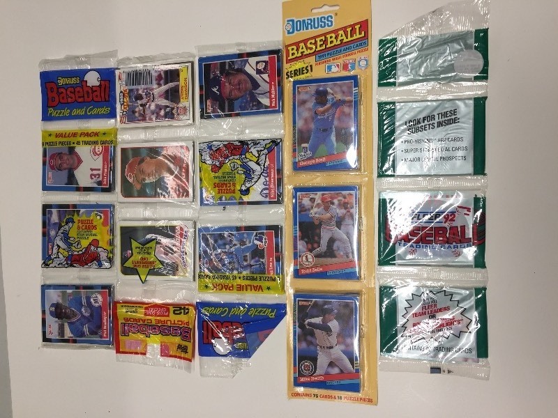 Unopened Baseball Cards Donruss, Fleer, Topps
