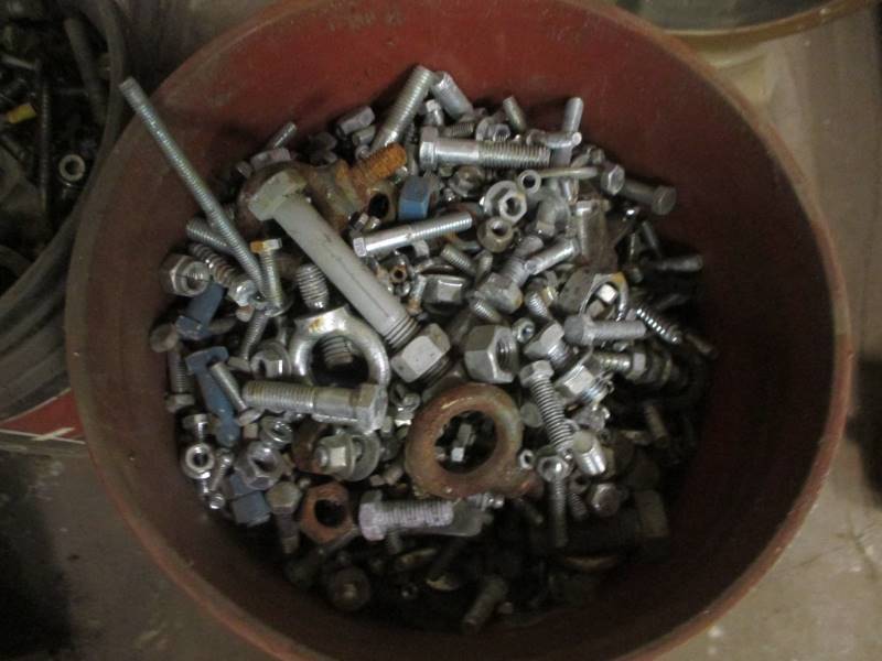 lot 106 image: (2) Buckets of BoltsHardware