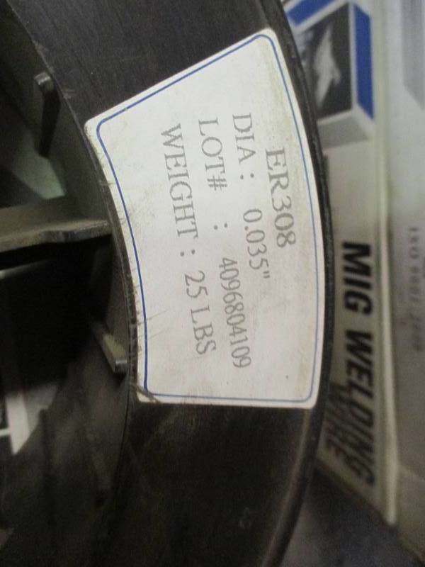 lot 40 image: (2) 25# Spools of Stainless Steel .035 Wire