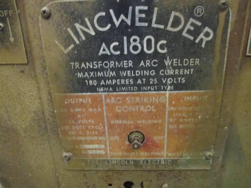 lot 71 image: Lincwelder Arc Welder