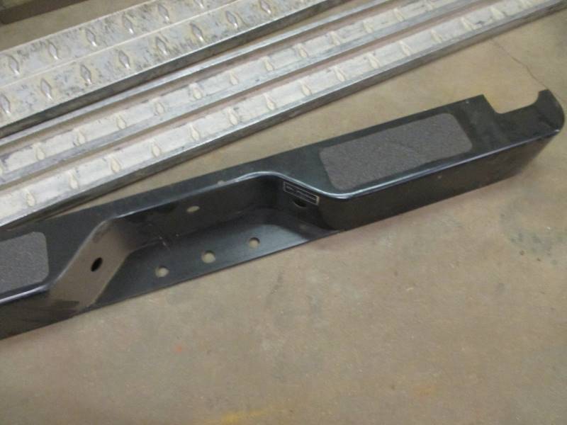 lot 93 image: Pickup Bumper, Ramps, Propane Tank, I Beam