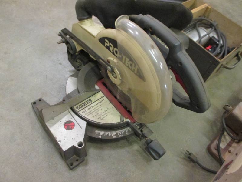 lot 111 image: Miter Saw, Jig Saw, Scroll Saw