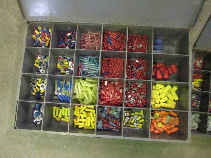 lot 114 image: Electrical Ends, Fuses, Switches & Misc
