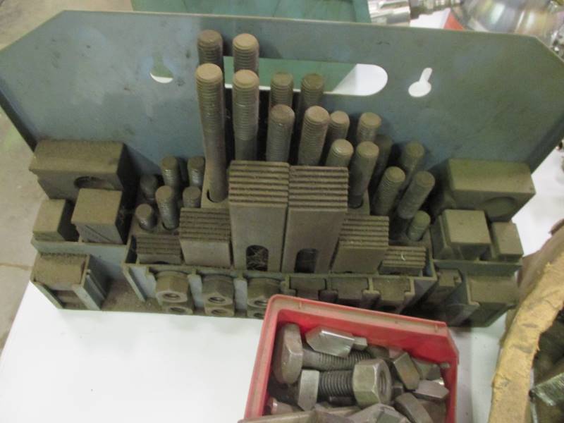 lot 141 image: Machinist Hold Down Kit & Chuck Jaws