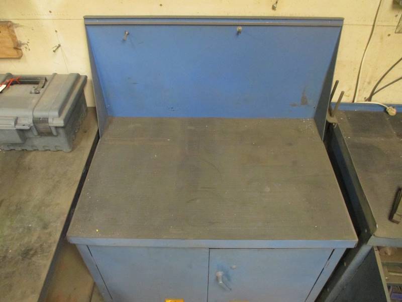 lot 13 image: Shop Cabinet on Wheels  Contents of Automotive Parts