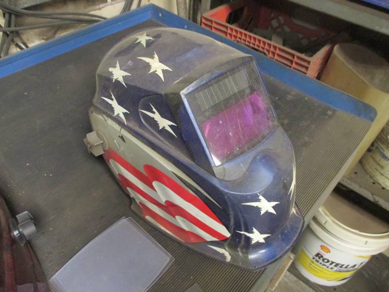 lot 184 image: (2) Welding Helmets