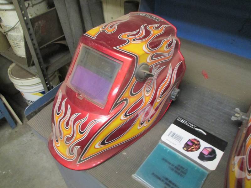 lot 185 image: (2) Welding Helmets