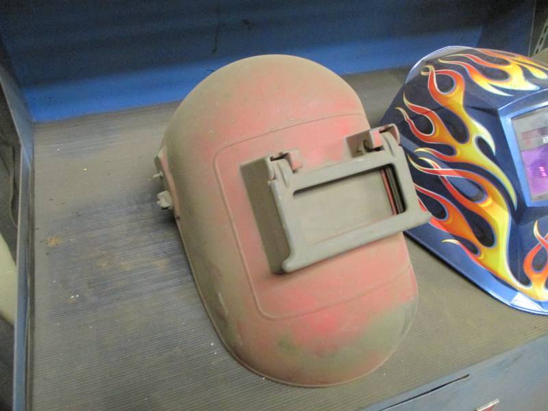 lot 186 image: (3) Welding Helmets