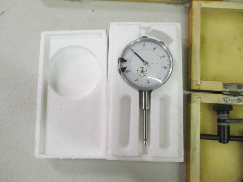 lot 189 image: Micrometers, Dial Indicators, Magnetic Base