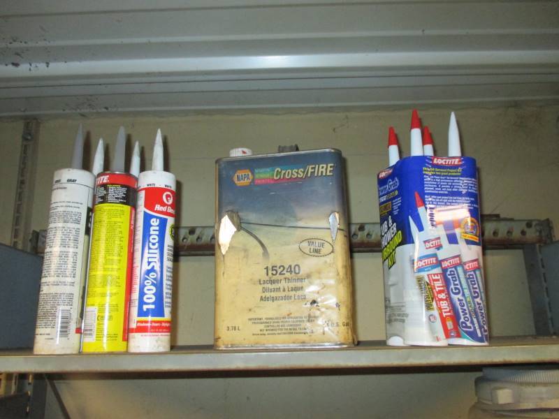 lot 18 image: Metal Rack wContents
