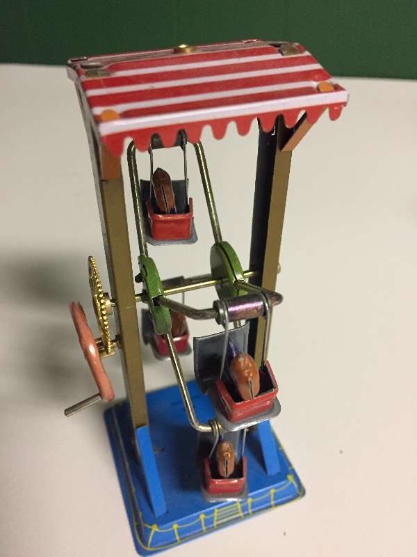 lot 7 image: Tin Ferris Wheel Toy