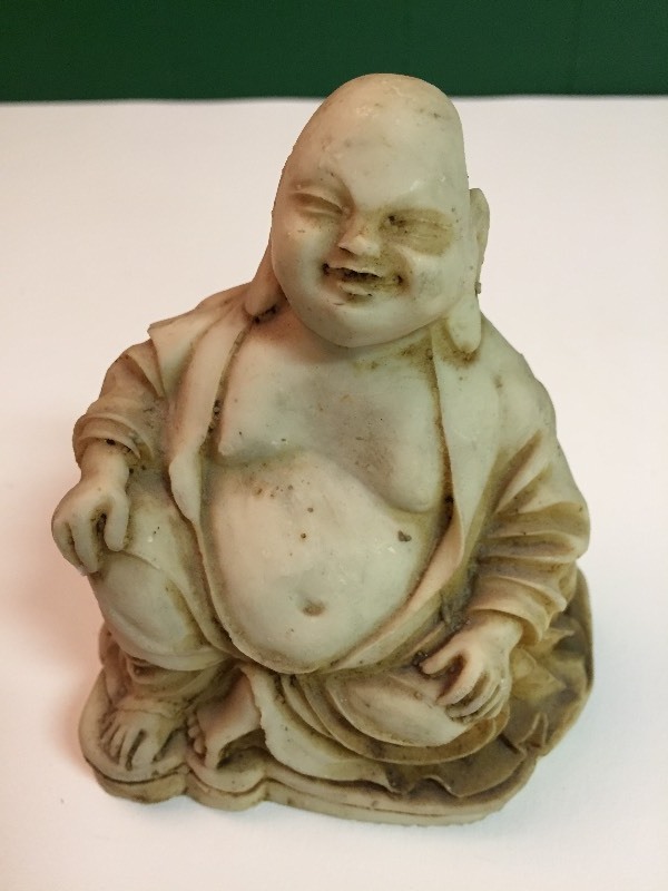 lot 44 image: Carved Buddha Statue Figurine