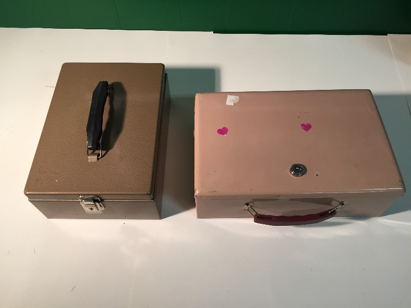 lot 75 image: 2 Cash Boxes - 1 Locking
