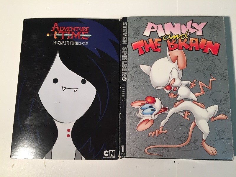 lot 77 image: DVD Seasons - Adventure Time 4th & Pinky and The Brain 22 Episodes