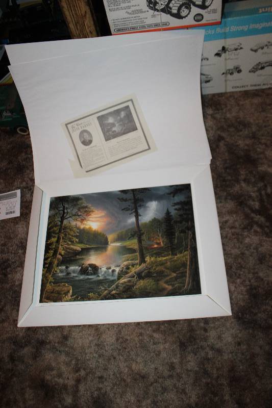 lot 148 image: Heavens Masterpiece by Jesse Barnes #16461950 Signed Numbered Framed Matted Wall Art w Certificate of Authenticity