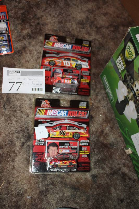 lot 77 image: Lot of (2) NASCAR 164 Cars - #94 McDonalds, #10 Tide