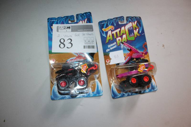 lot 83 image: Lot of (2) Hot Wheels Attack Pack