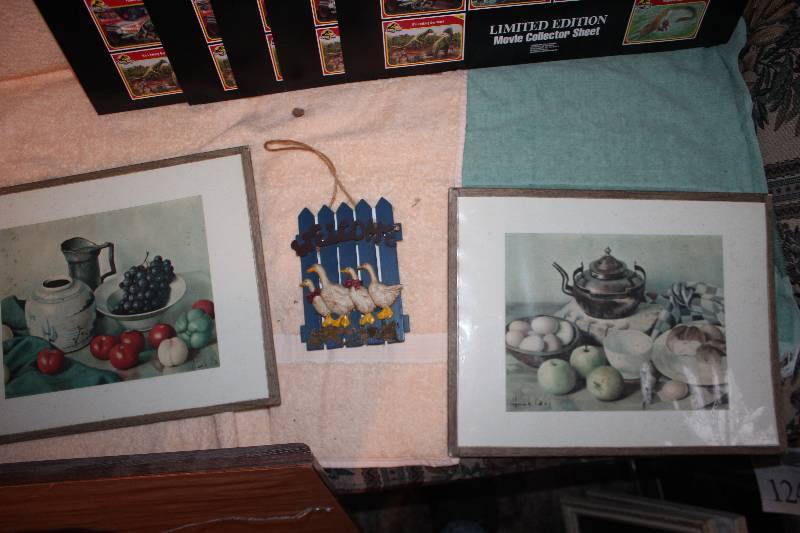 lot 139 image: Lot of (3) Framed Wall Art