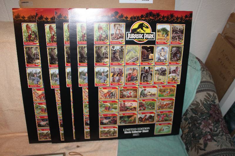 lot 138 image: Lot of (5) Jurassic Park Posters