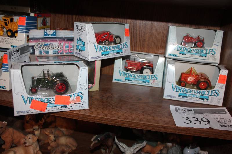 lot 339 image: 12-Shelf Lot of Toys - Vintage Vehicles
