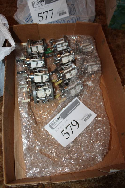 lot 579 image: Lot of (12) Fishing Reels