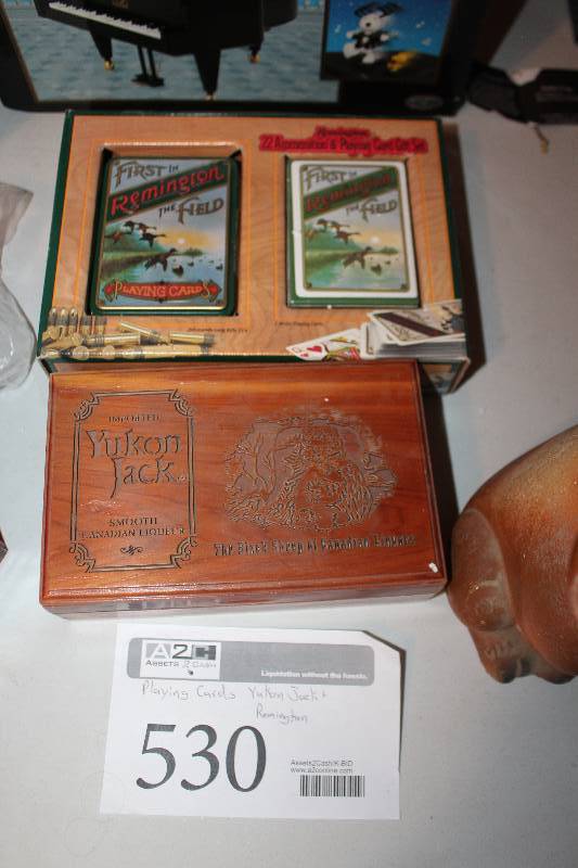 lot 530 image: Playing Cards - Yukon Jack, Remington