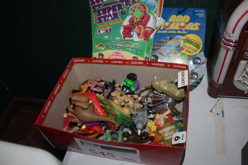 lot 545 image: Toys - Dinosaur Figures, MLB,TMNT Marble Sets