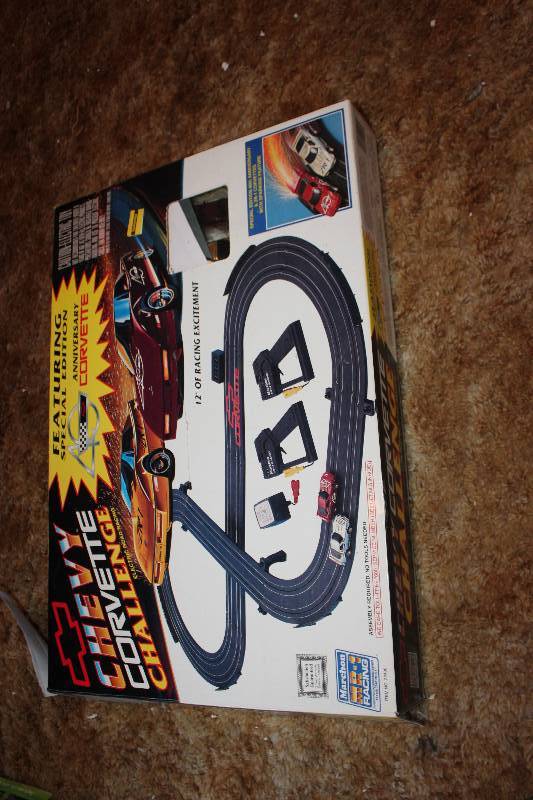 lot 516 image: Chevy Corvette Challenge Electric Road Racing Set