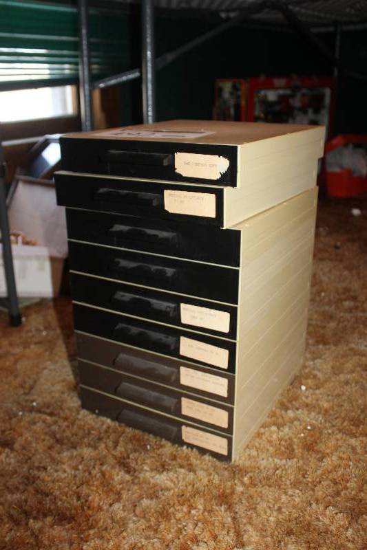 lot 492 image: 9-Drawer File Cabinet