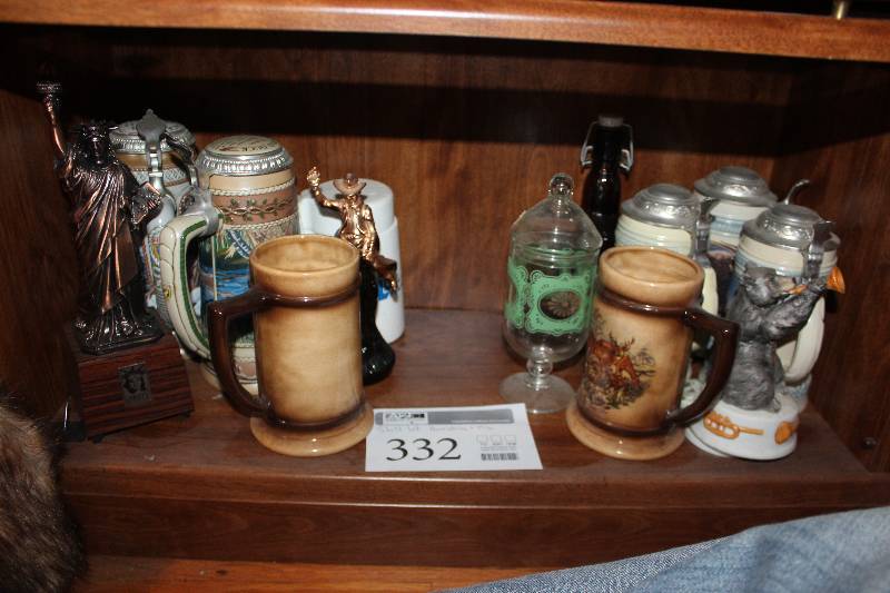 lot 332 image: Beer Steins