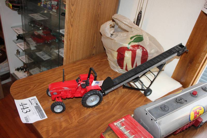 lot 443 image: Farm Equipment Toys - Tractor, Grain Auger