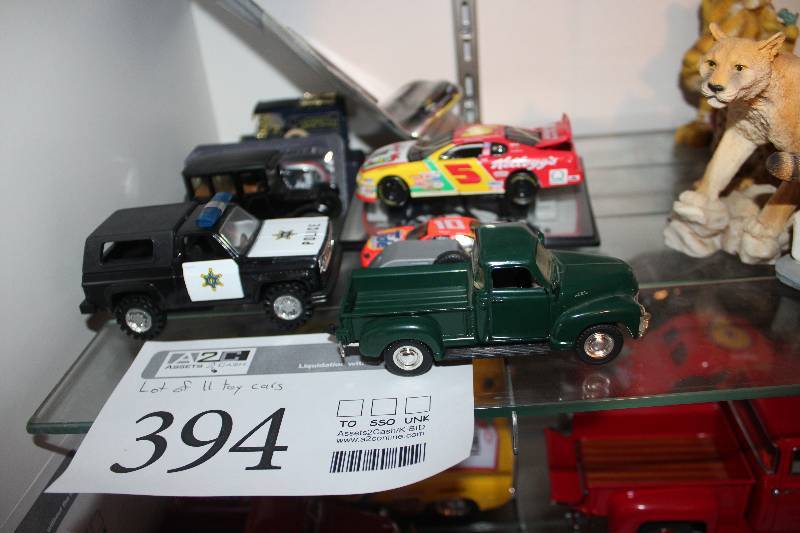 lot 394 image: Lot of (11) Toy Cars