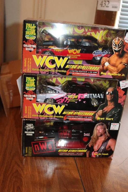 lot 456 image: Lot of (3) WCW Hot Rods