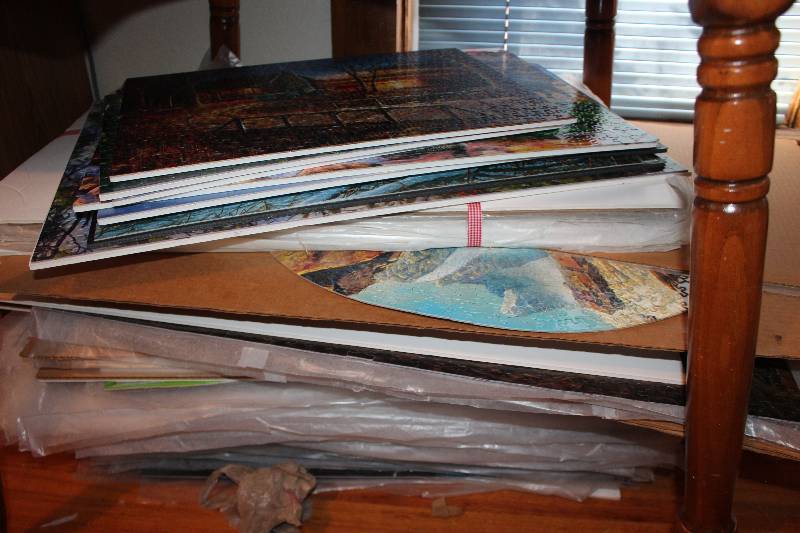 lot 473 image: Pre-assembled & Glued Puzzles