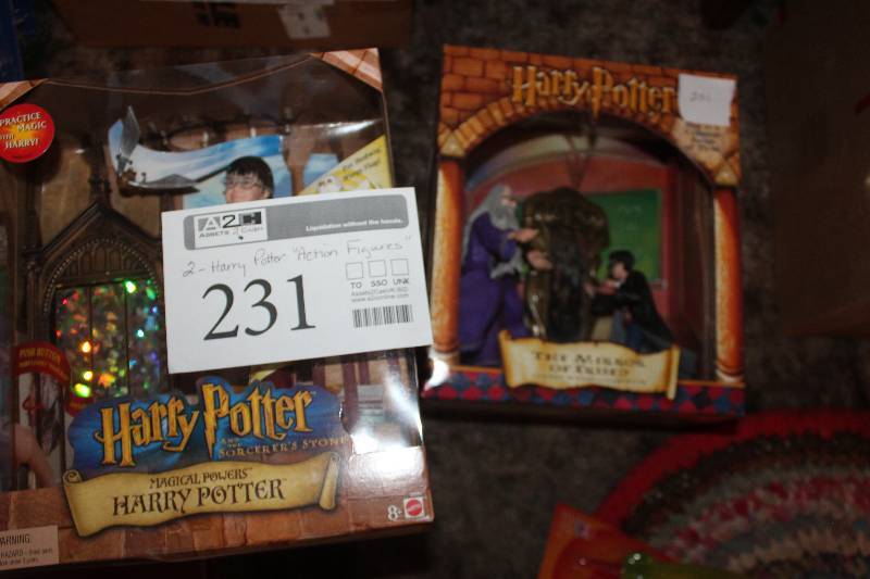 lot 231 image: Lot of (2) Harry Potter Action Figures