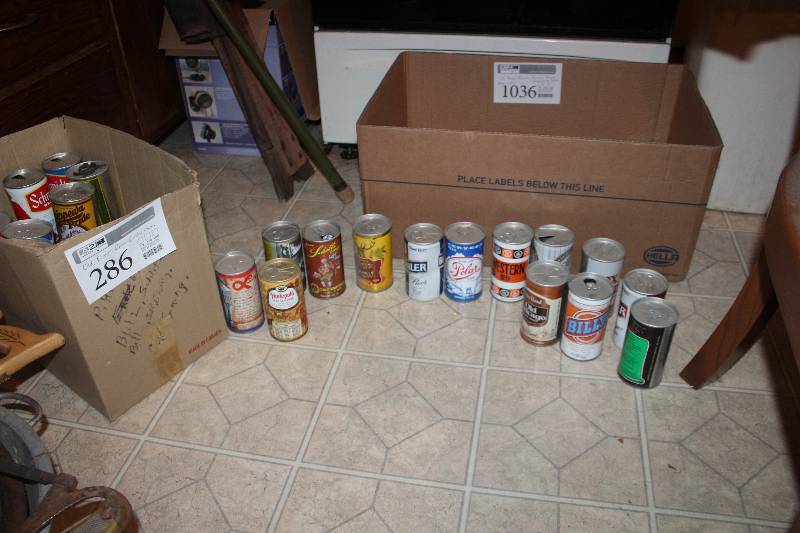 lot 286 image: Vintage Beer Can Collection