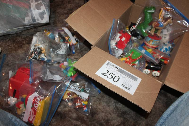 lot 250 image: Box Lot of Bagged Action Figures