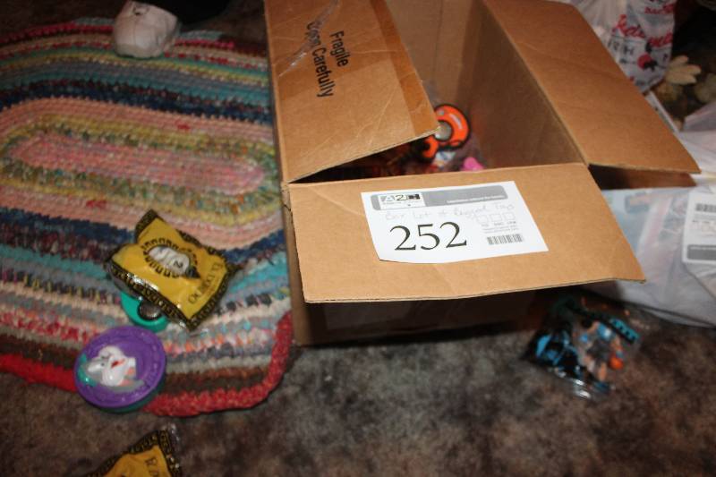 lot 252 image: Box Lot of Bagged Action Figures