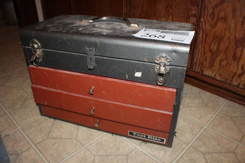 lot 268 image: Tool Box w Content