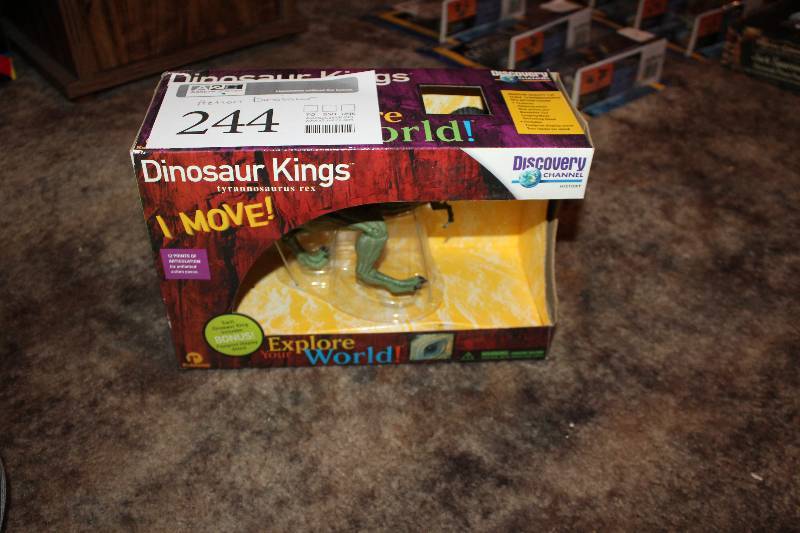 lot 244 image: Discovery Channel Explore Your World Dinosaur Kings T-Rex Action Figure