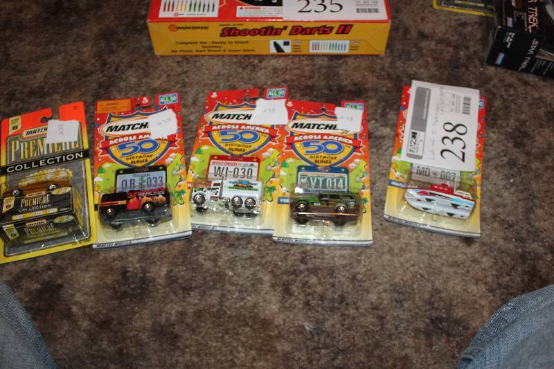 lot 238 image: Lot of (5) Matchbox Collectible Cars - Across America 50th Birthday Series