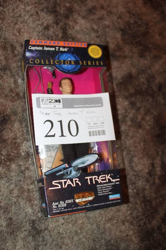 lot 210 image: Star Trek Captain James T. Kirk Action Figure