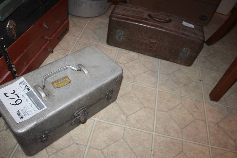 lot 279 image: Lot of (2) Tackle Boxes w Contents - Tackle