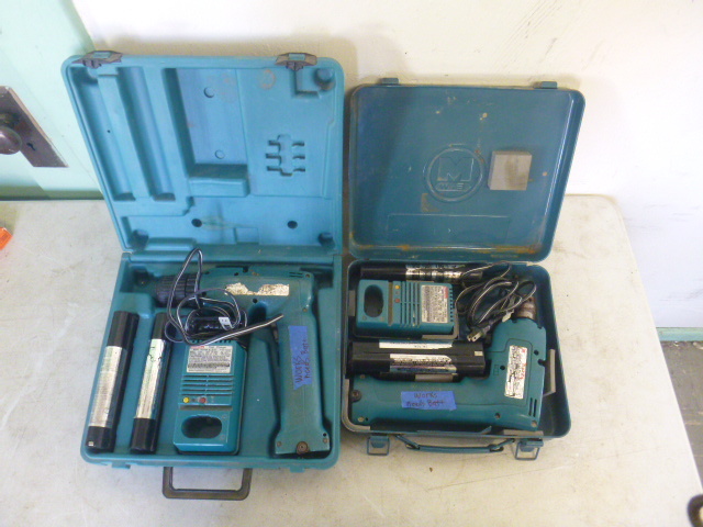 lot 12 image: 2 Makita Cordless Drills